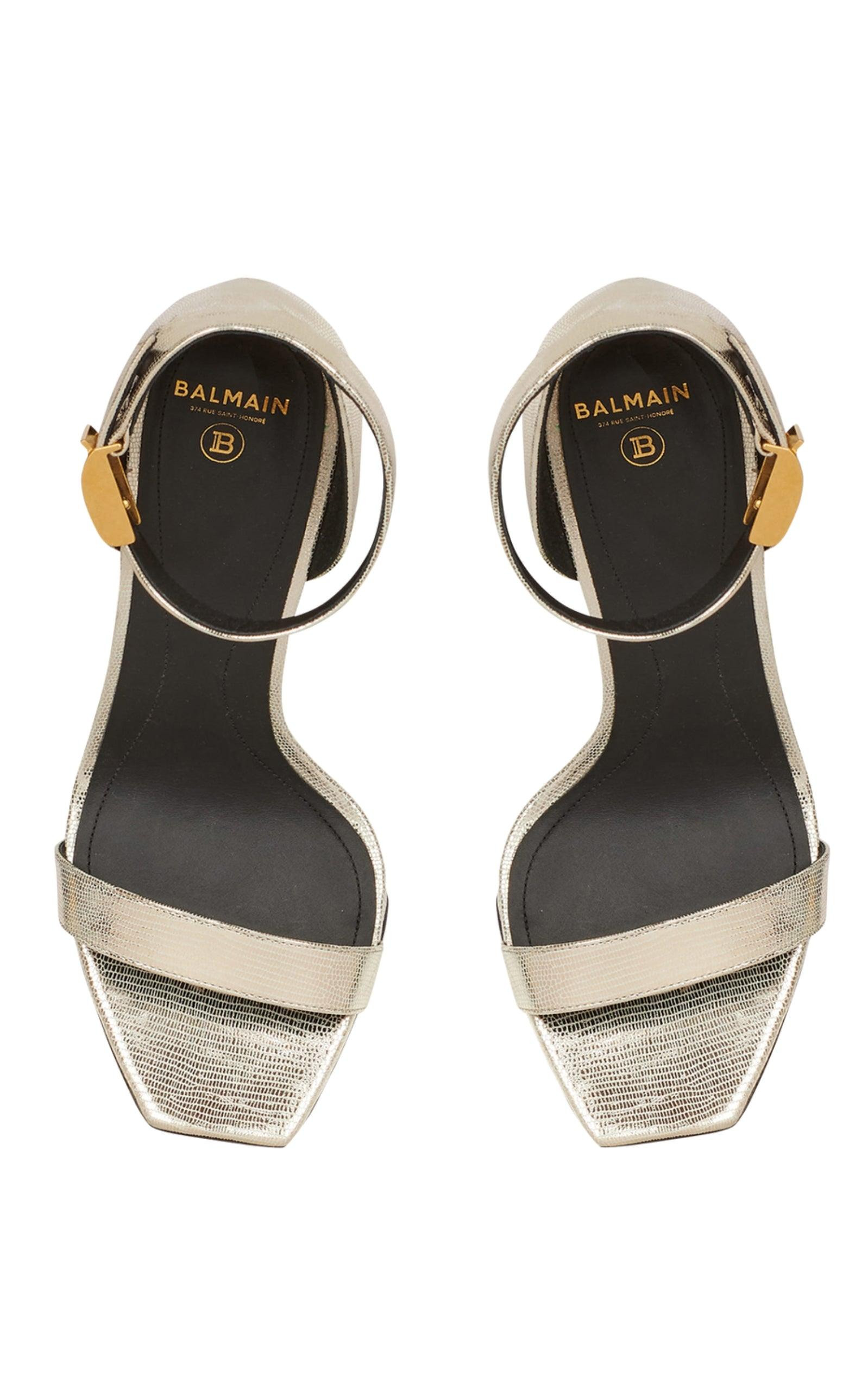 Reptile-effect Uma Sandals - 4