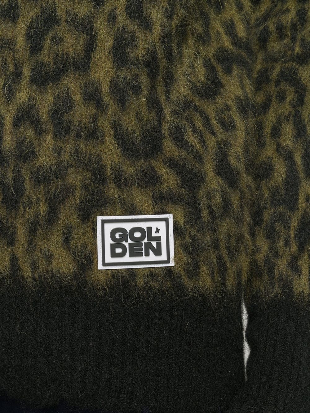 brushed leopard print jumper - 5