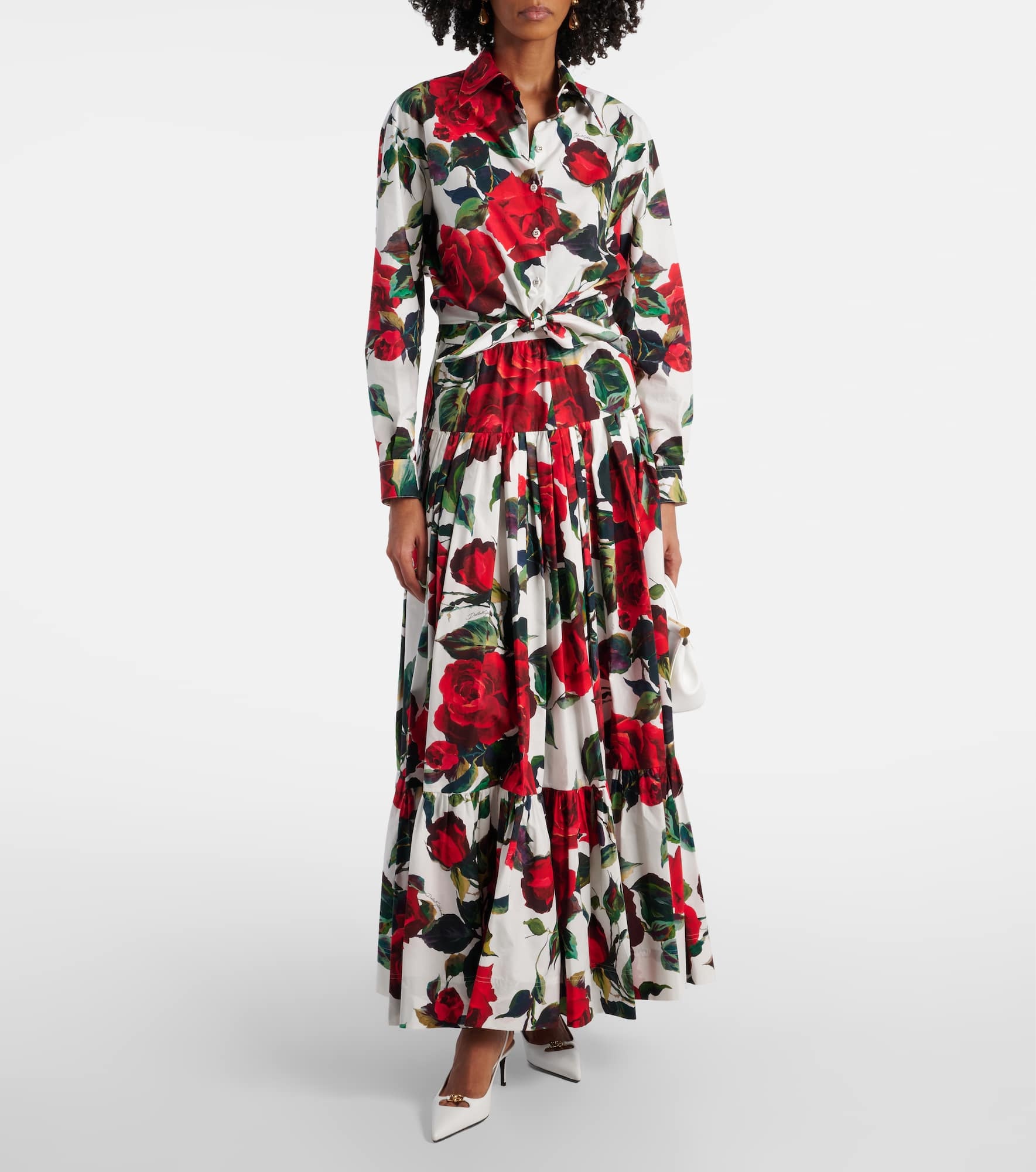Floral cotton shirt - 2
