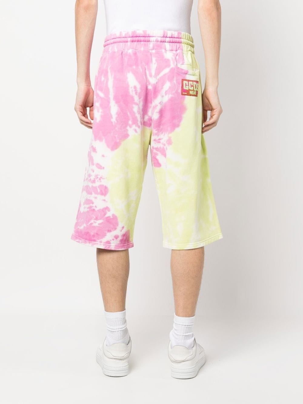 tie-dye print bermuda shorts - 4