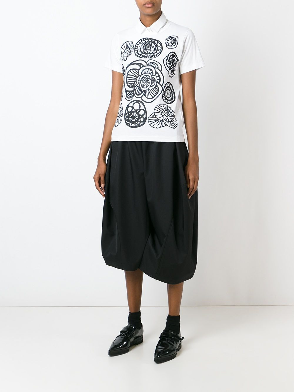 oversized wide culottes - 2