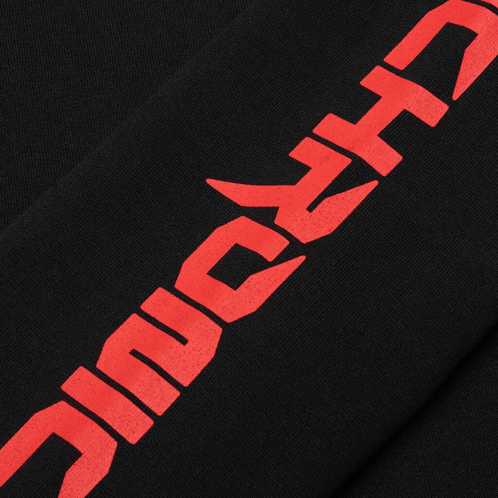 RAF SIMONS REGULAR FIT SYNCHRONICITY HOODIE - BLACK - 5