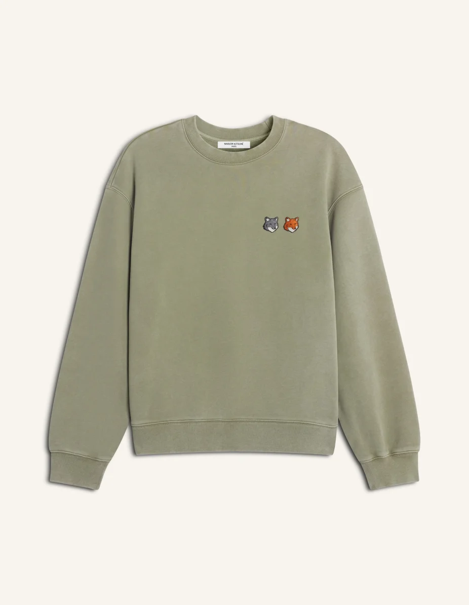 DOUBLE FOX HEAD FADED COMFORT SWEATSHIRT - 1