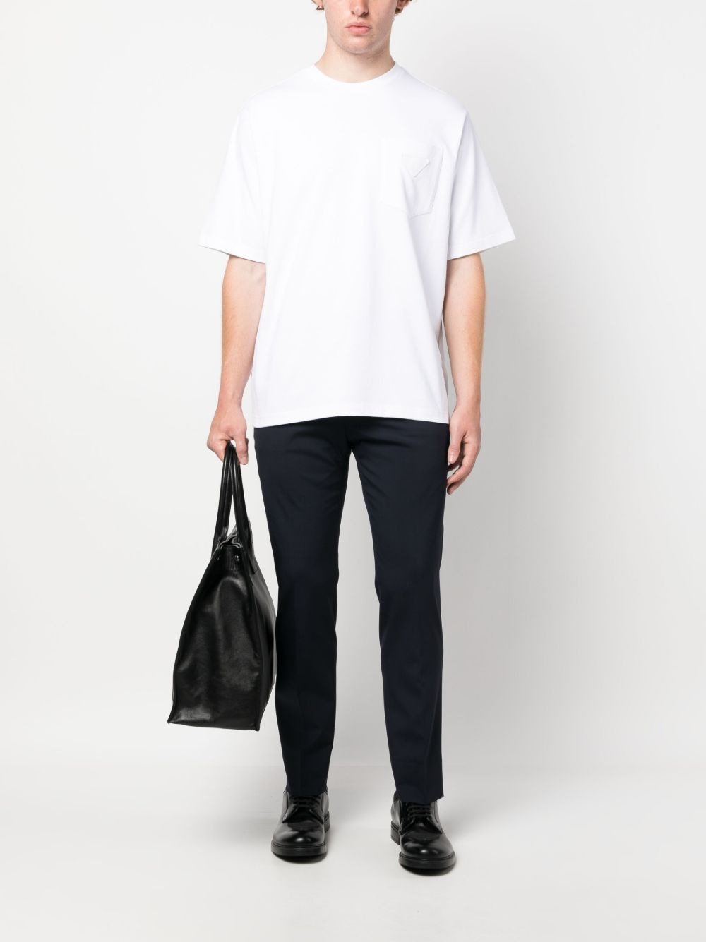 poplin mid-rise chinos - 2