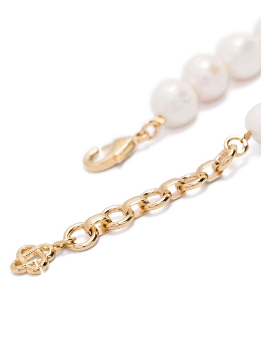 pearl logo necklace - 4