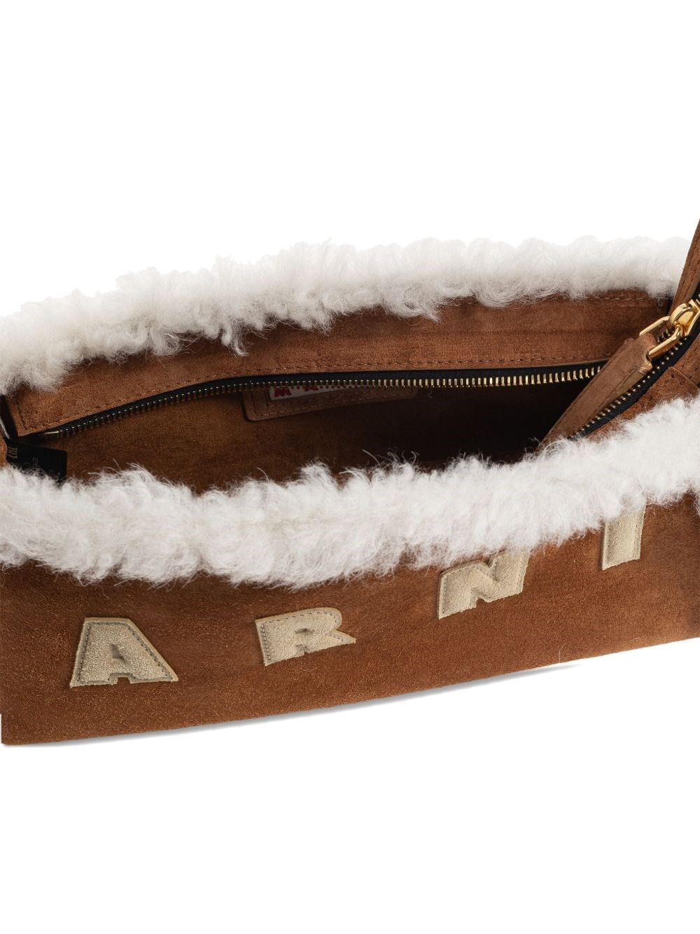 Shearling baguette Museum Bag - 3