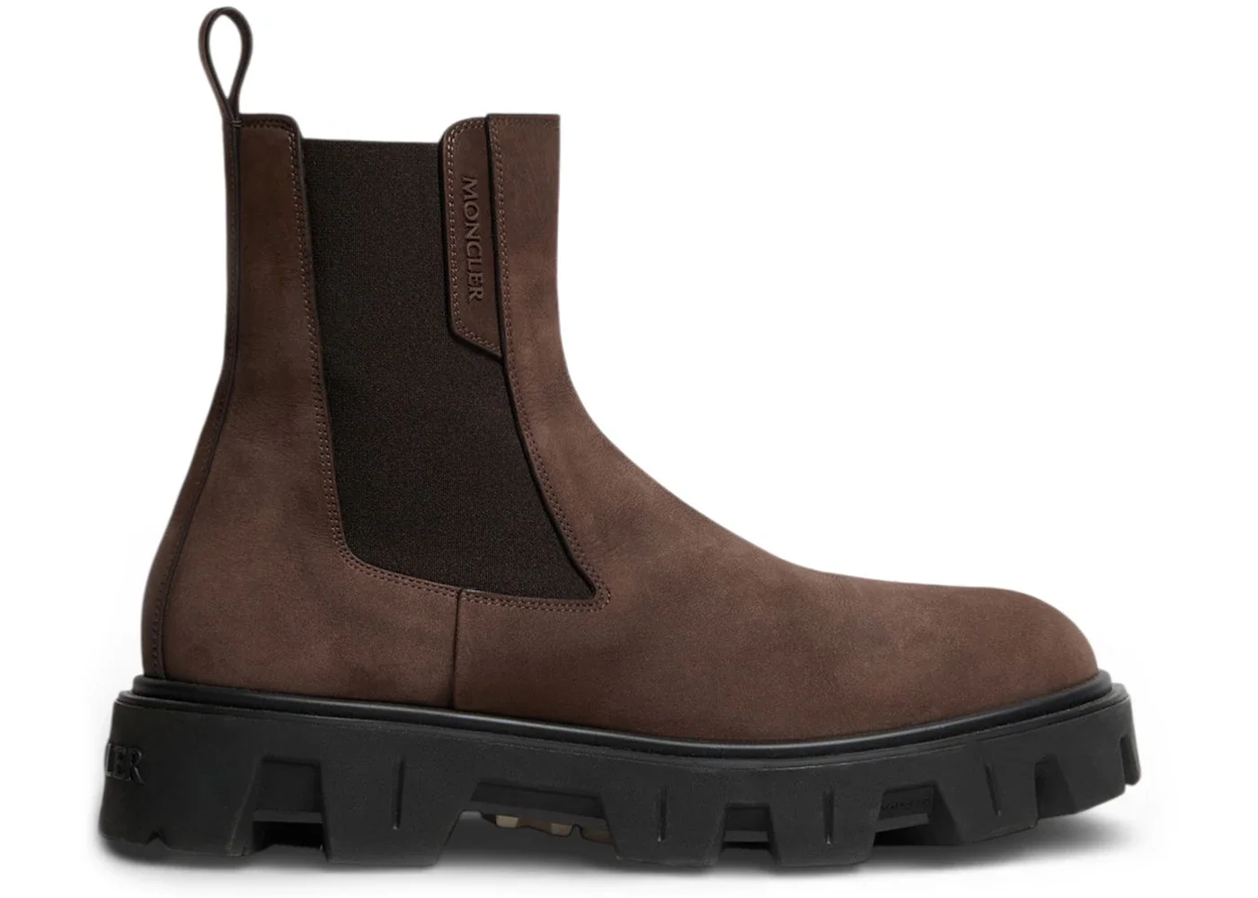 Moncler Peak City Chelsea Boot Brown Nubuck - 1