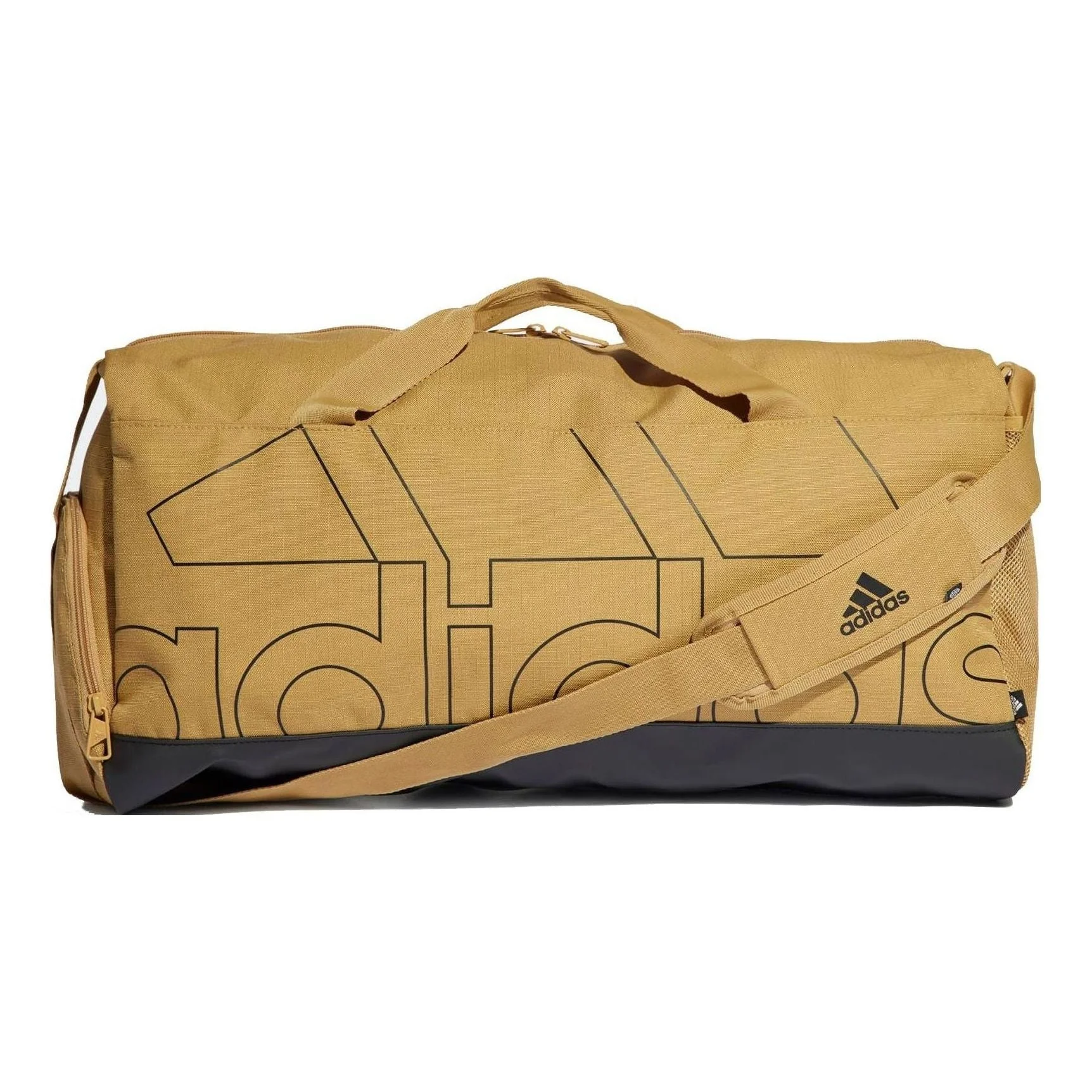 adidas Badge of Sport Duffel Bag Medium 'Tan Black' HC7230 - 1