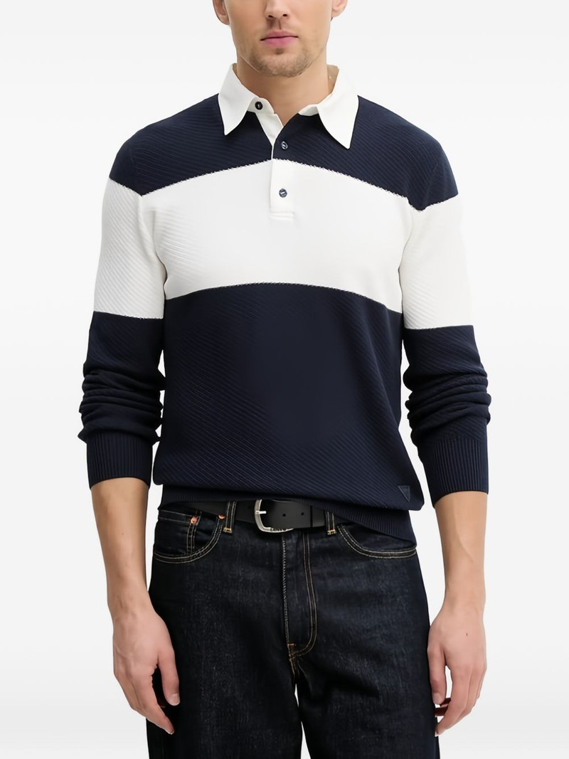 polo-collar sweater 1