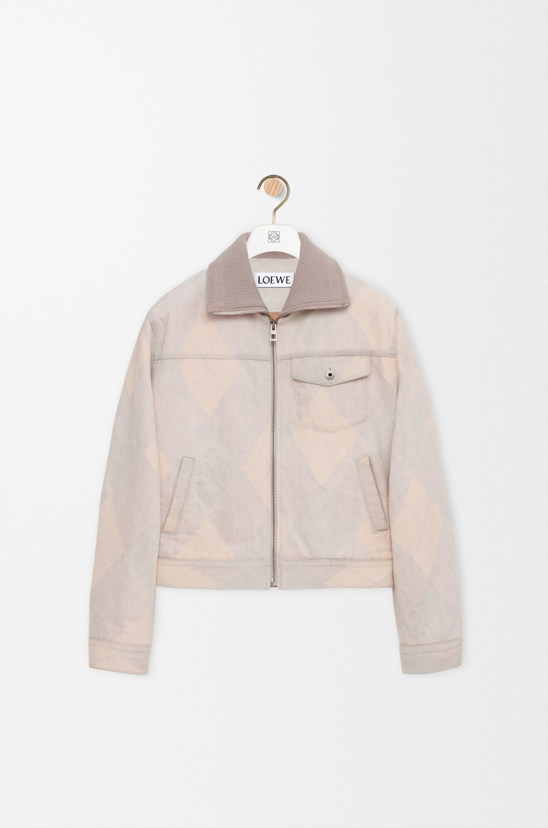 Zip-up jacket in denim 1