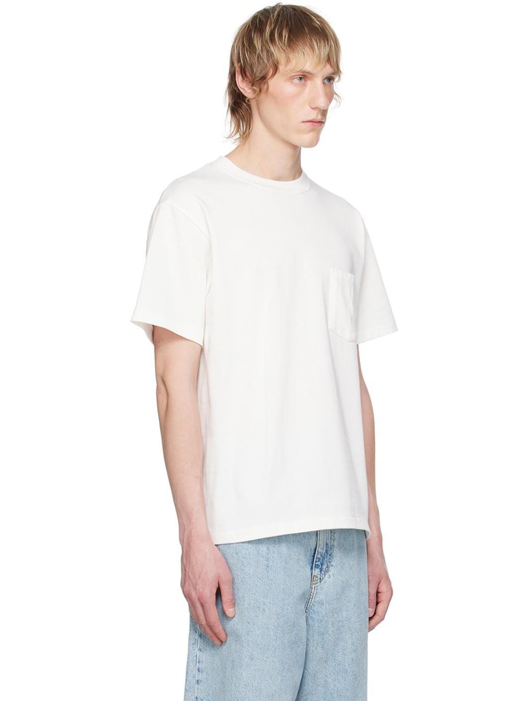 White Crewneck T-Shirt - 2