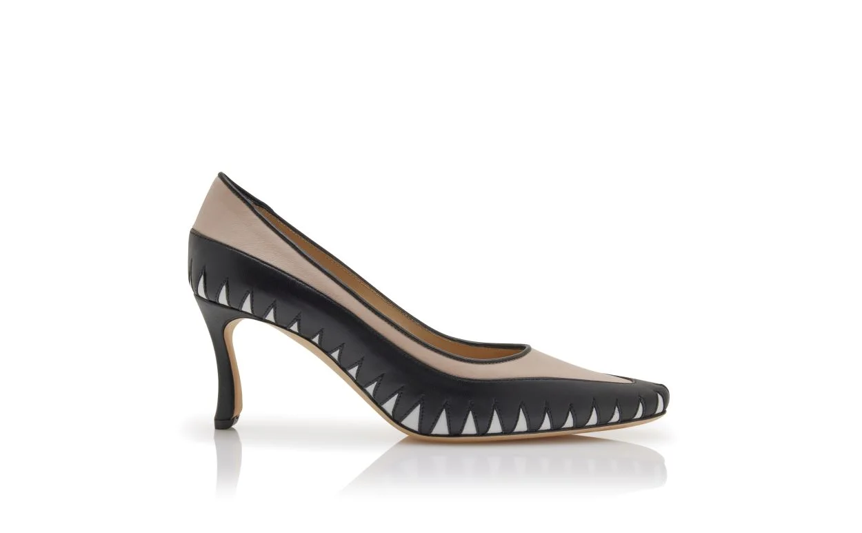 Multicoloured Nappa Leather Pumps - 1