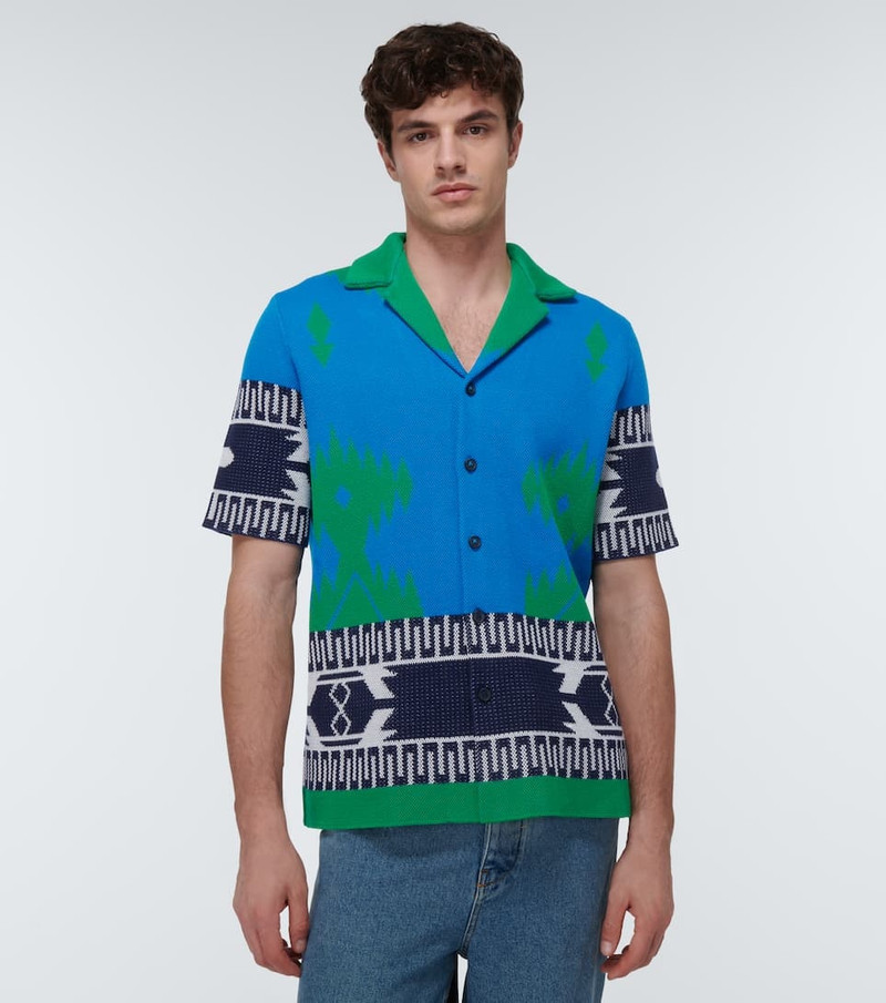 Jacquard cotton shirt 3