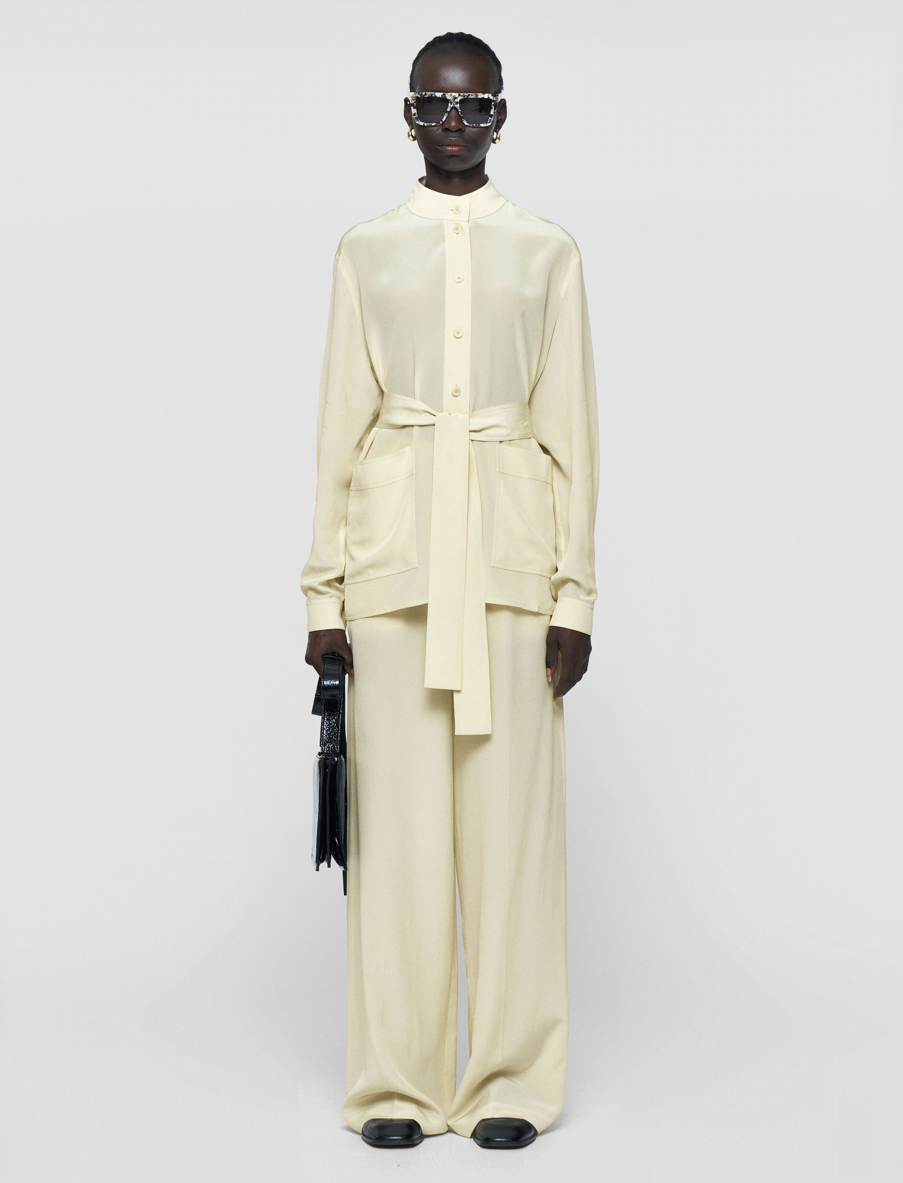Lamy Crepe de Soie Silk Jacket - 2