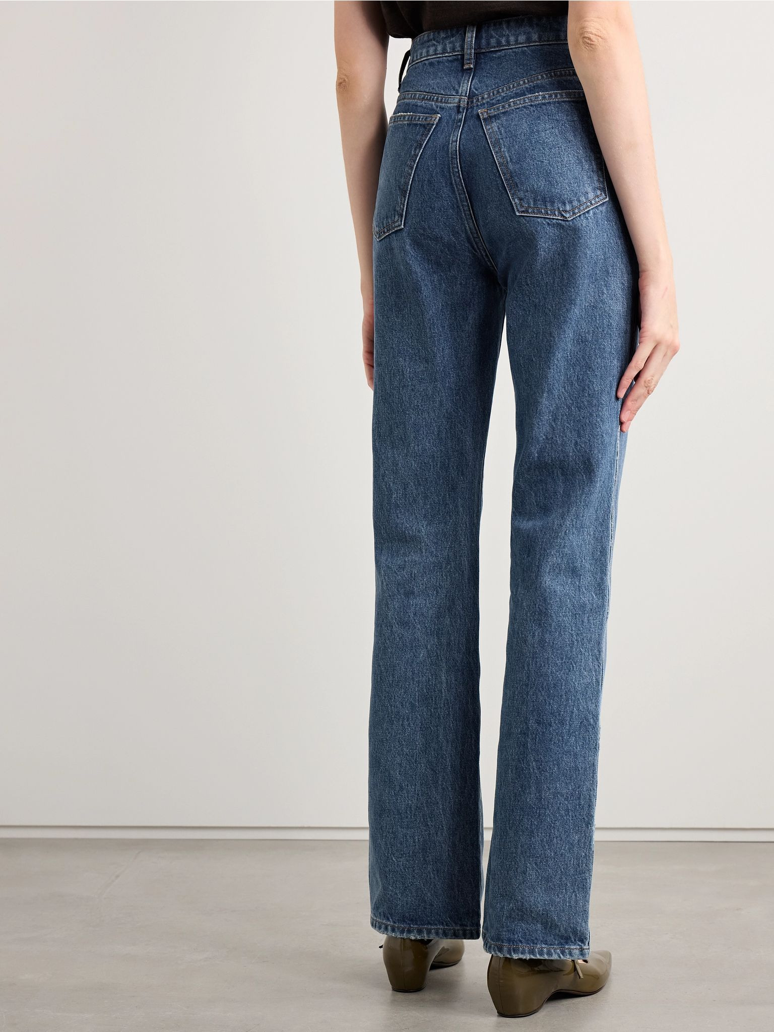 Danielle high-rise slim-leg jeans Blue - 4