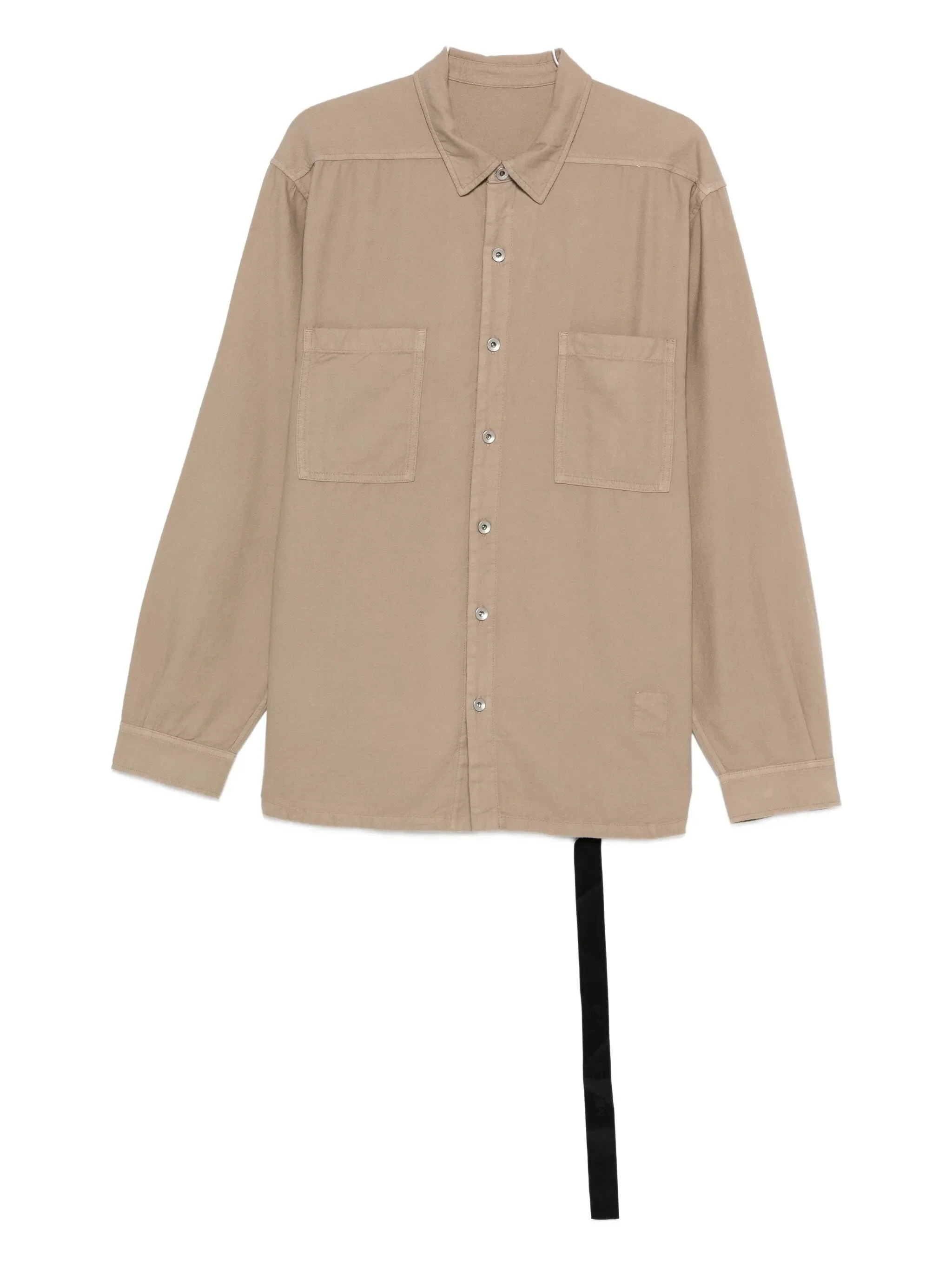 Rick Owens Drkshdw Patch-pocket Cotton Shirt - 1