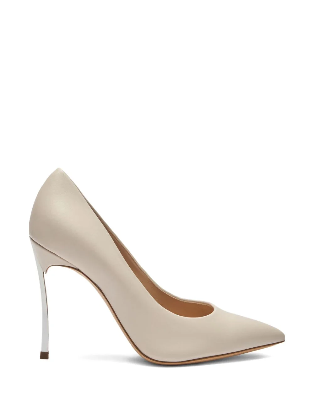Blade pointed-toe heeled pumps - 1