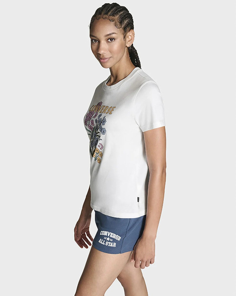 Converse Floral T-Shirt outlook