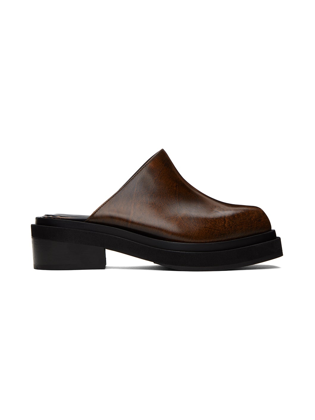 Brown Zoe Clogs - 1