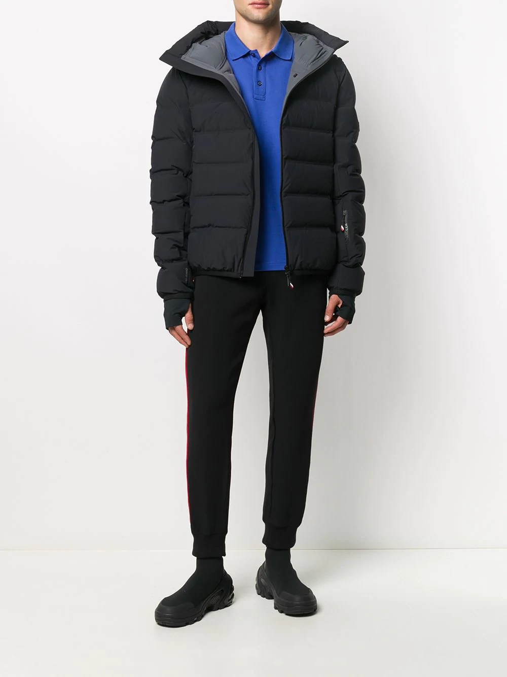 quilted short hooded jacket - 2