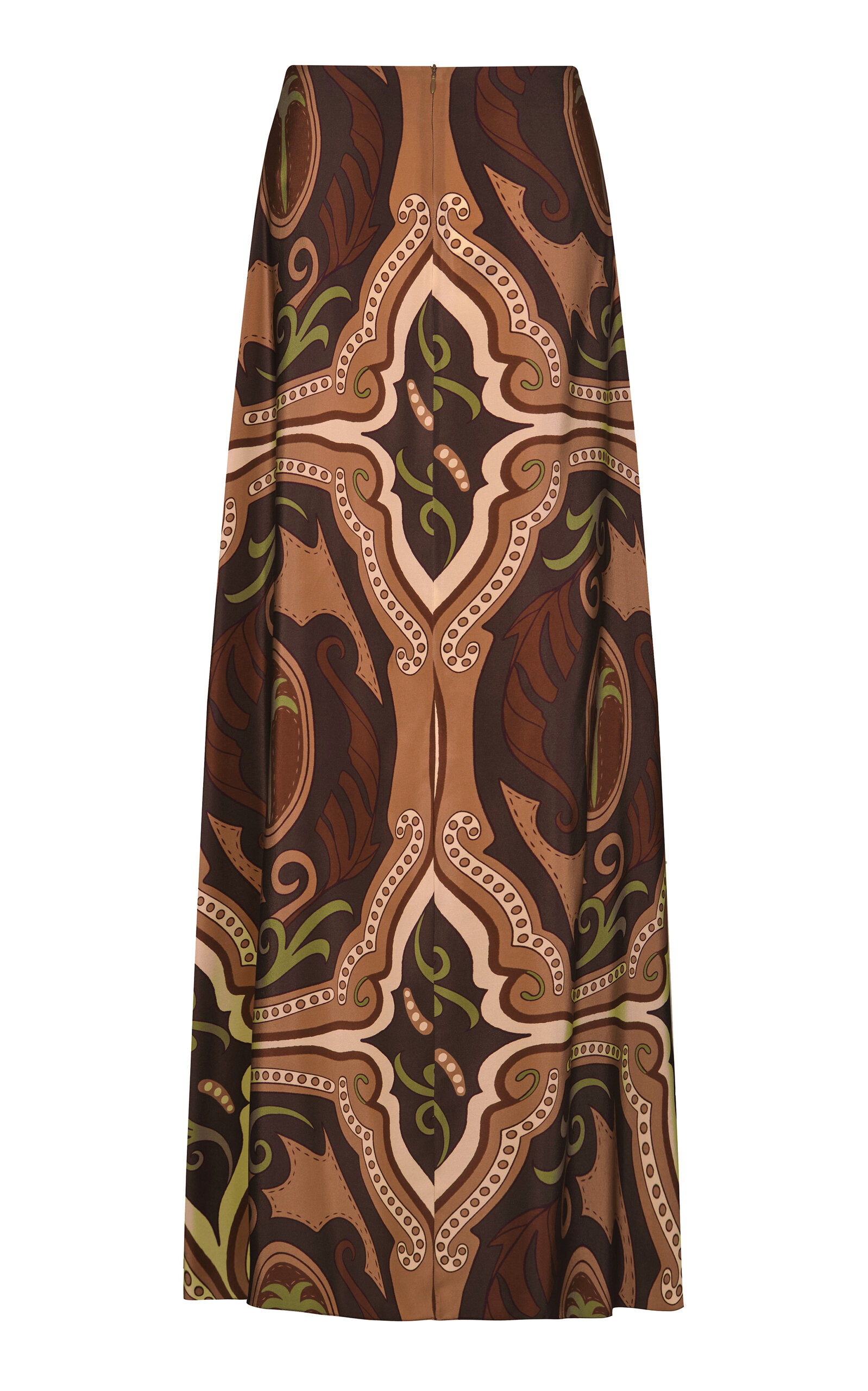 Nuevos Territorios Silk Maxi Skirt multi - 5