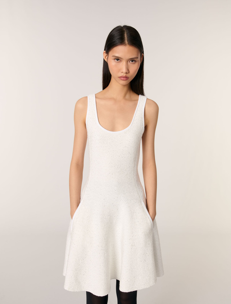 Sequin knit mini dress 5