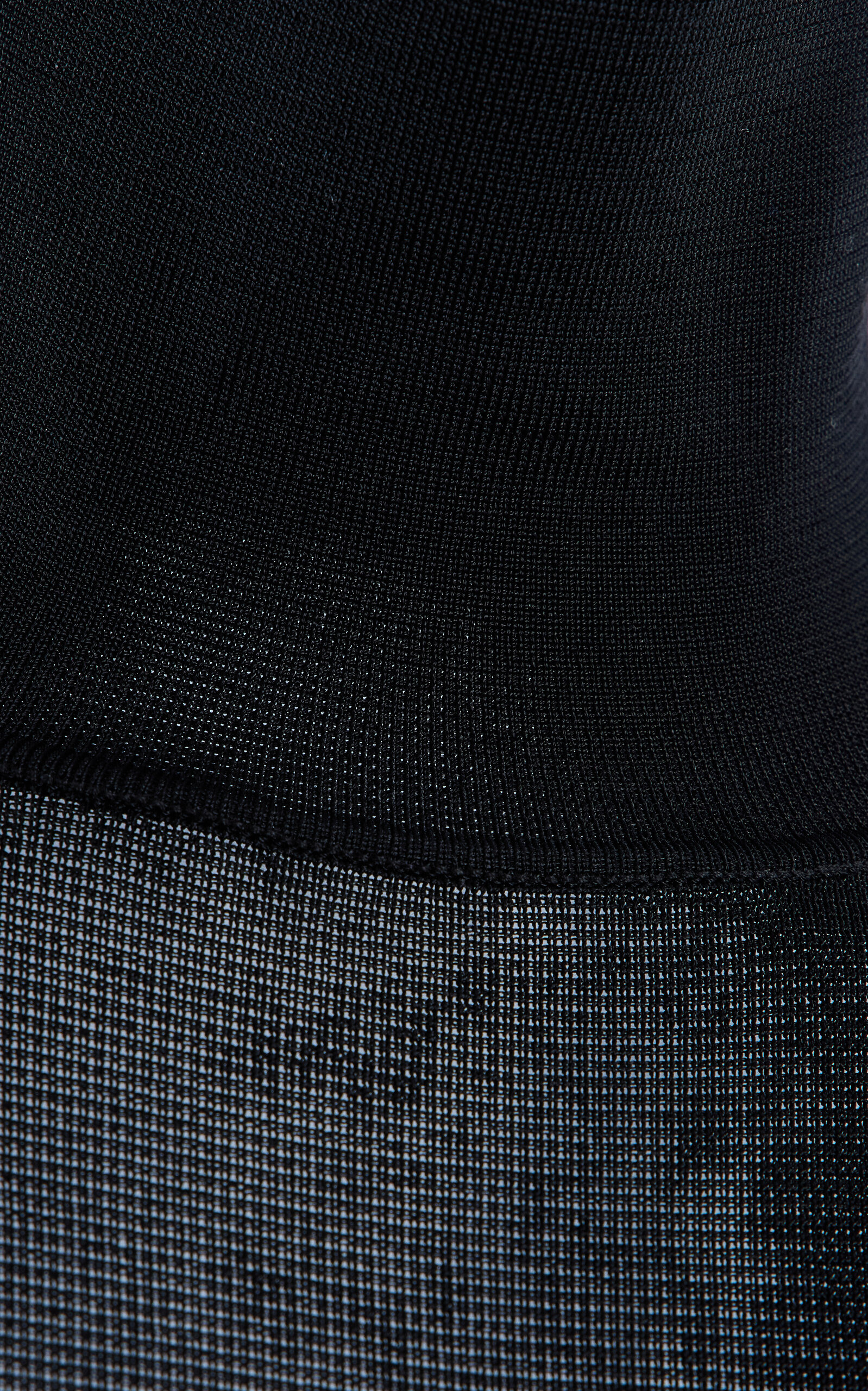 Sheer Turtleneck Sweater black - 7