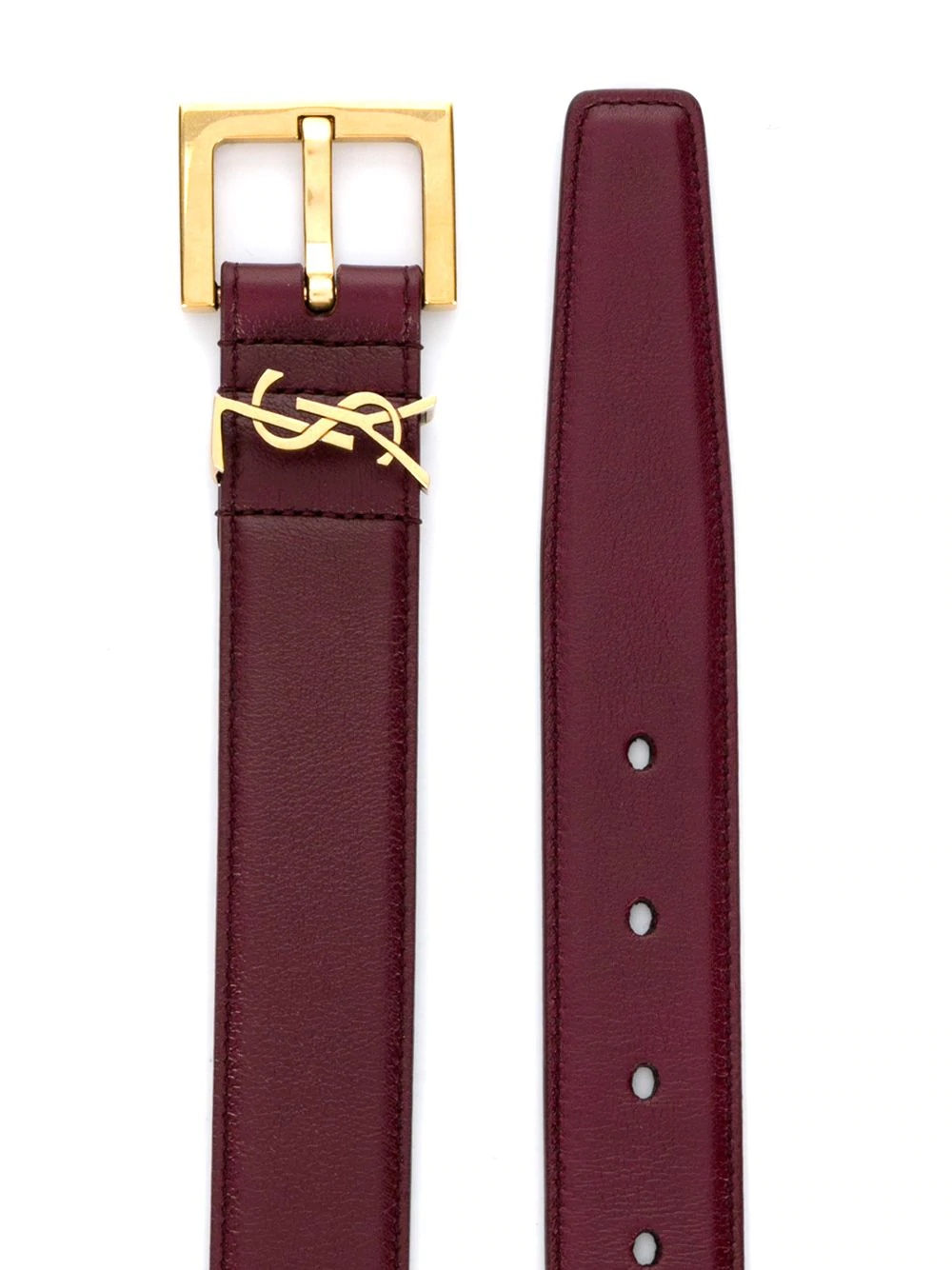 Monogram square-buckle belt - 2