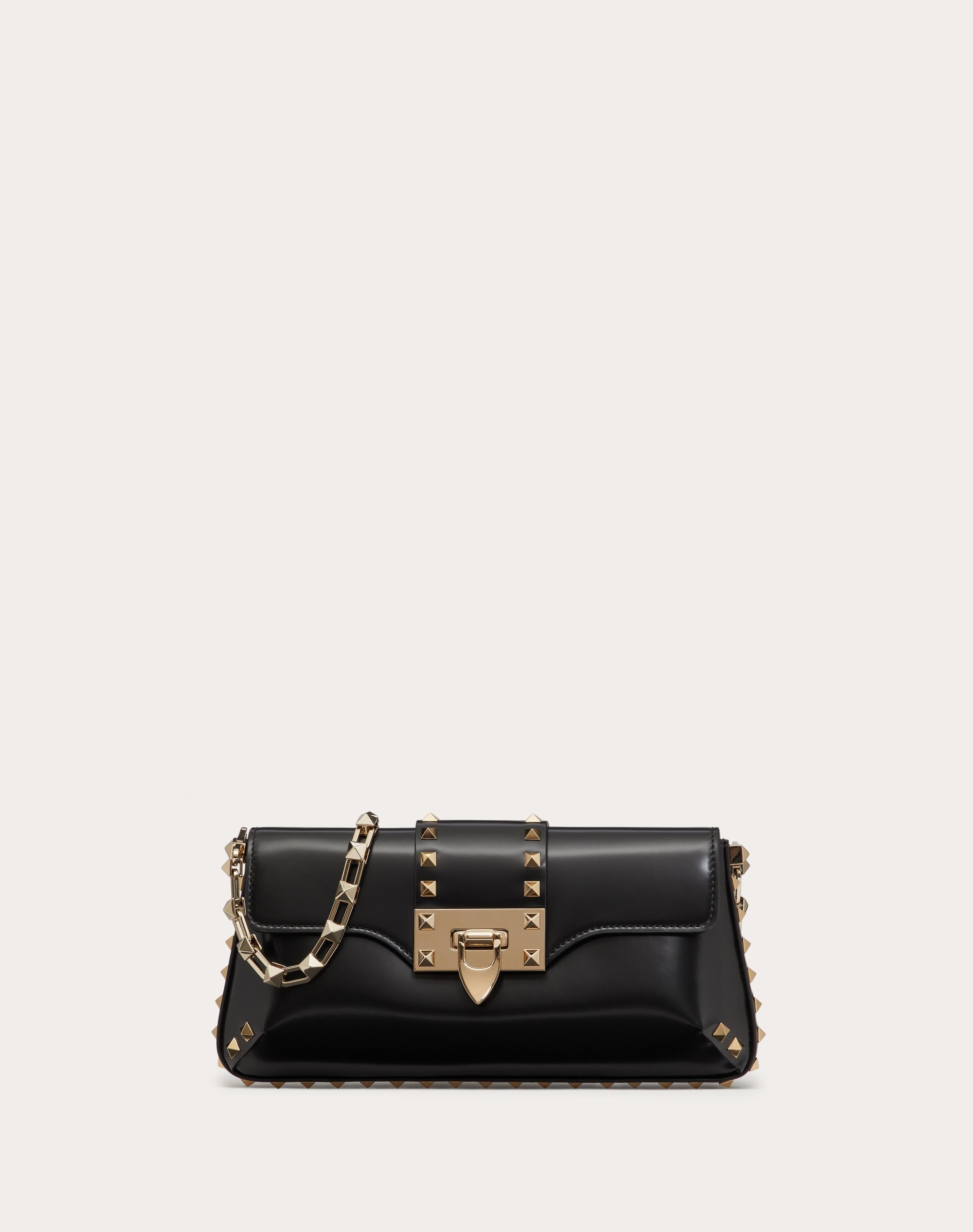 ROCKSTUD BRUSHED CALFSKIN SHOULDER BAG - 1