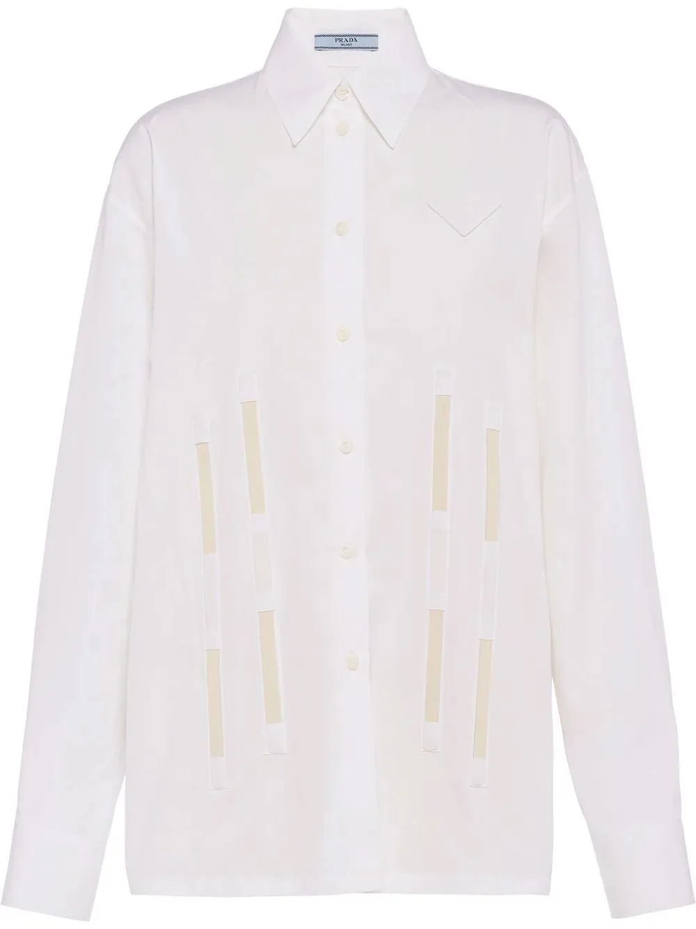 long-sleeve cotton shirt - 1