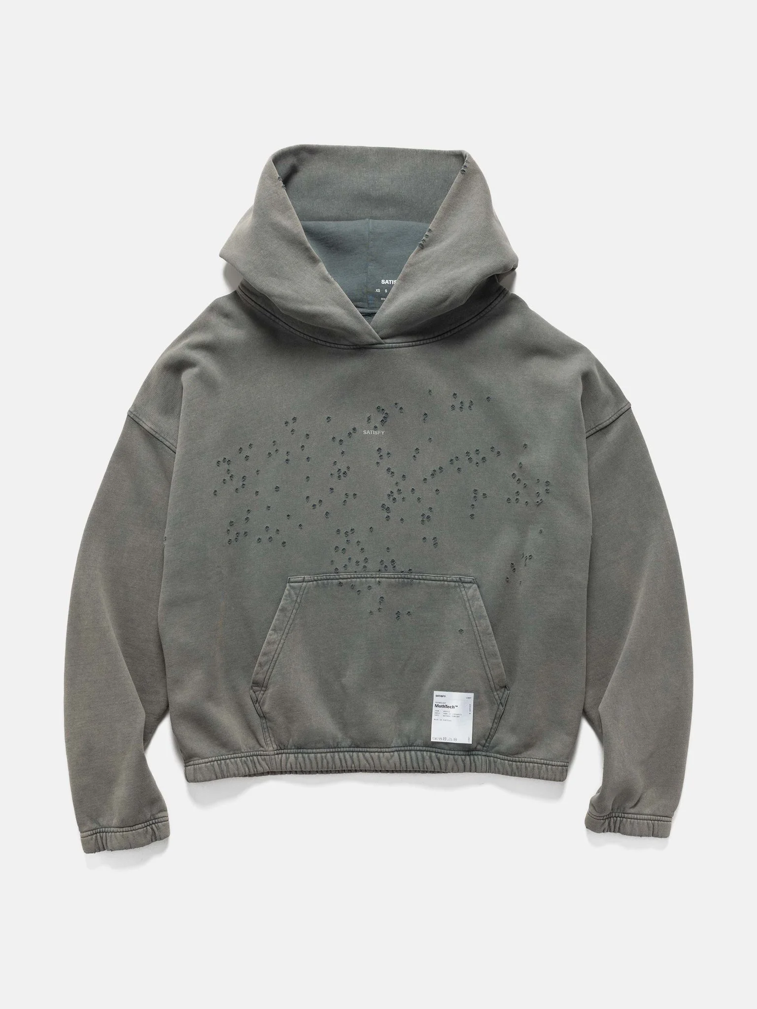 MothTech Hoodie Faded Black - 1