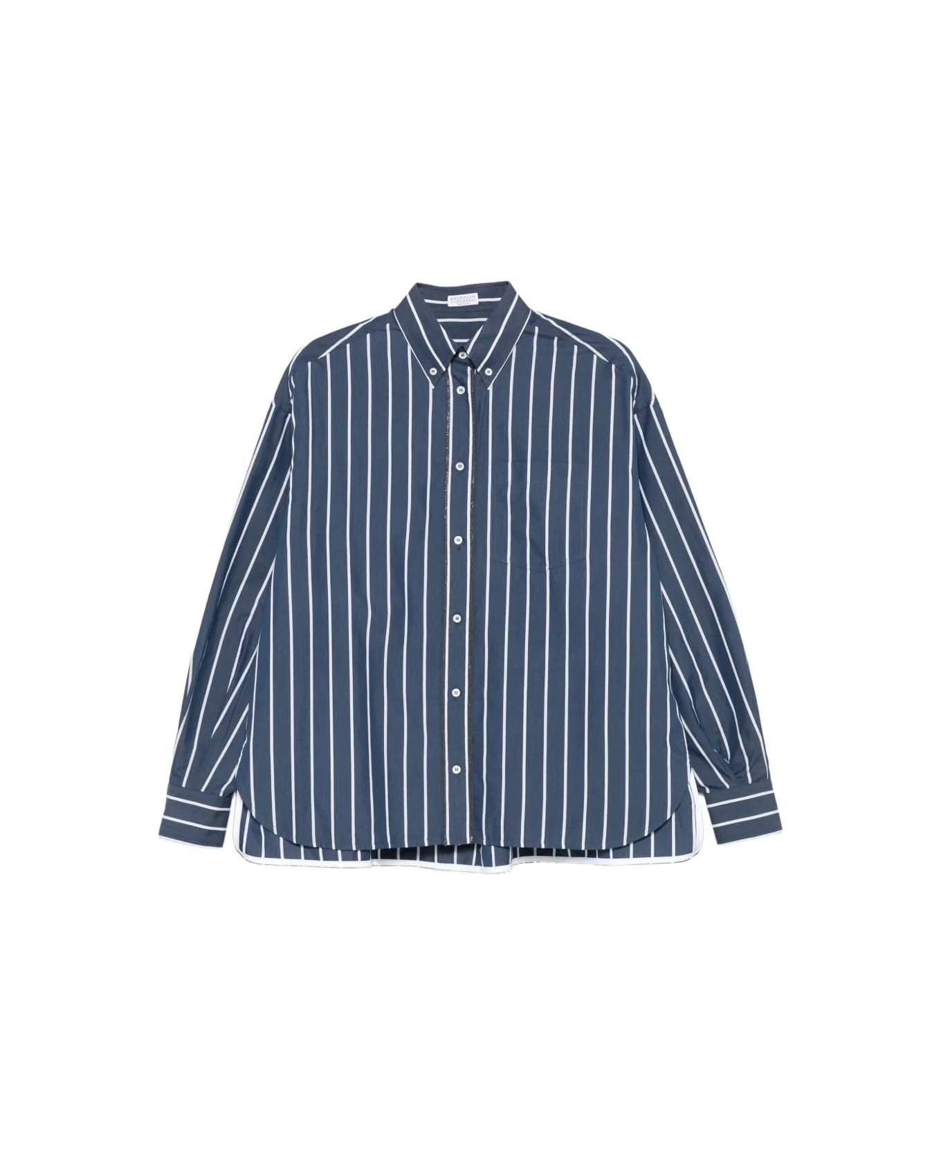 Striped Cotton Shirt - 1
