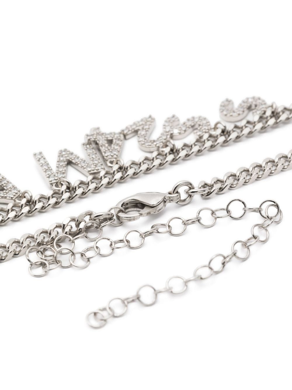 logo-charm chain-link necklace - 3