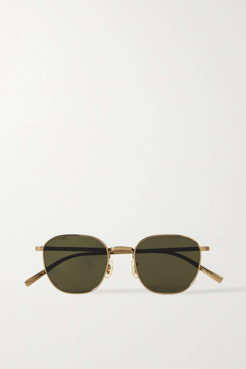 Rynn round-frame gold-tone sunglasses 1