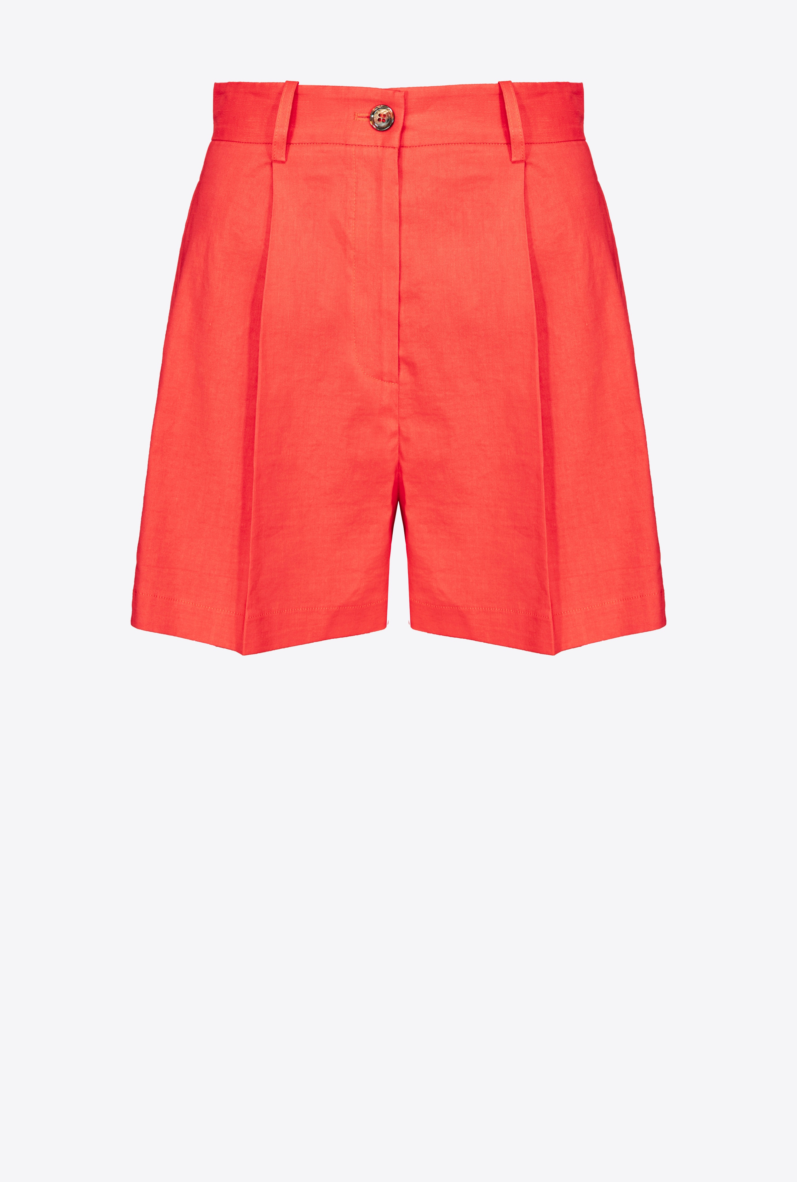 TAILORED LINEN SHORTS - 1