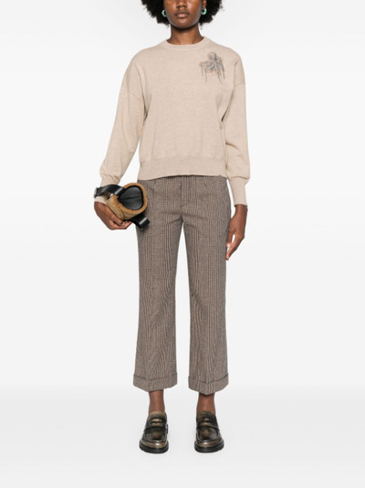 Brunello Cucinelli Monili-chain sweater outlook