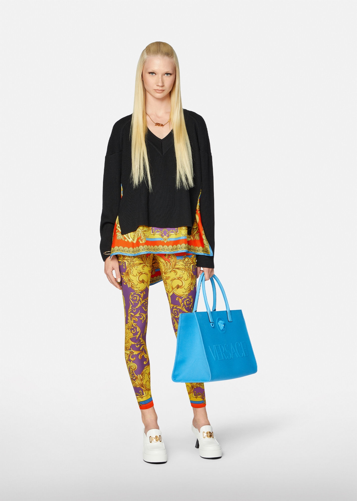 Barocco Goddess Leggings - 4