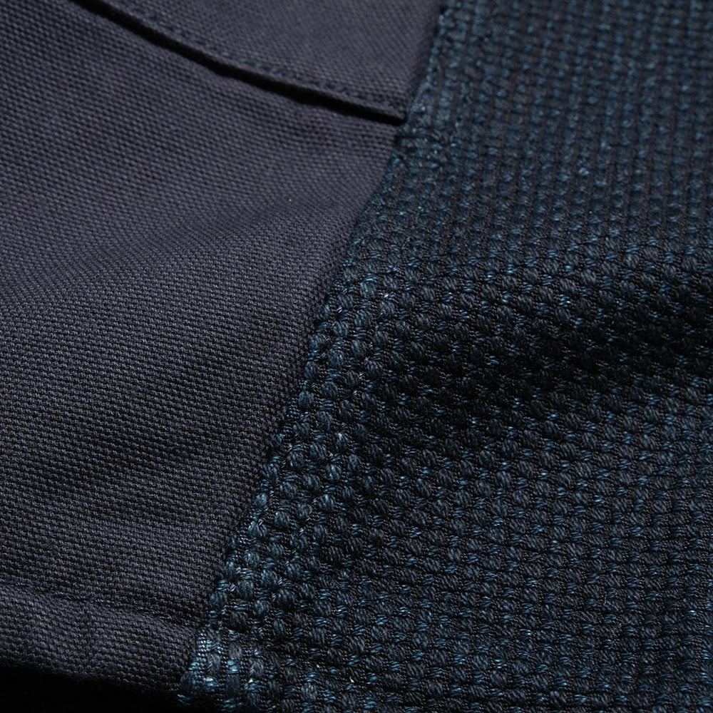 14oz INDIGO DOBBY WORK VEST - IHV-50 - 6