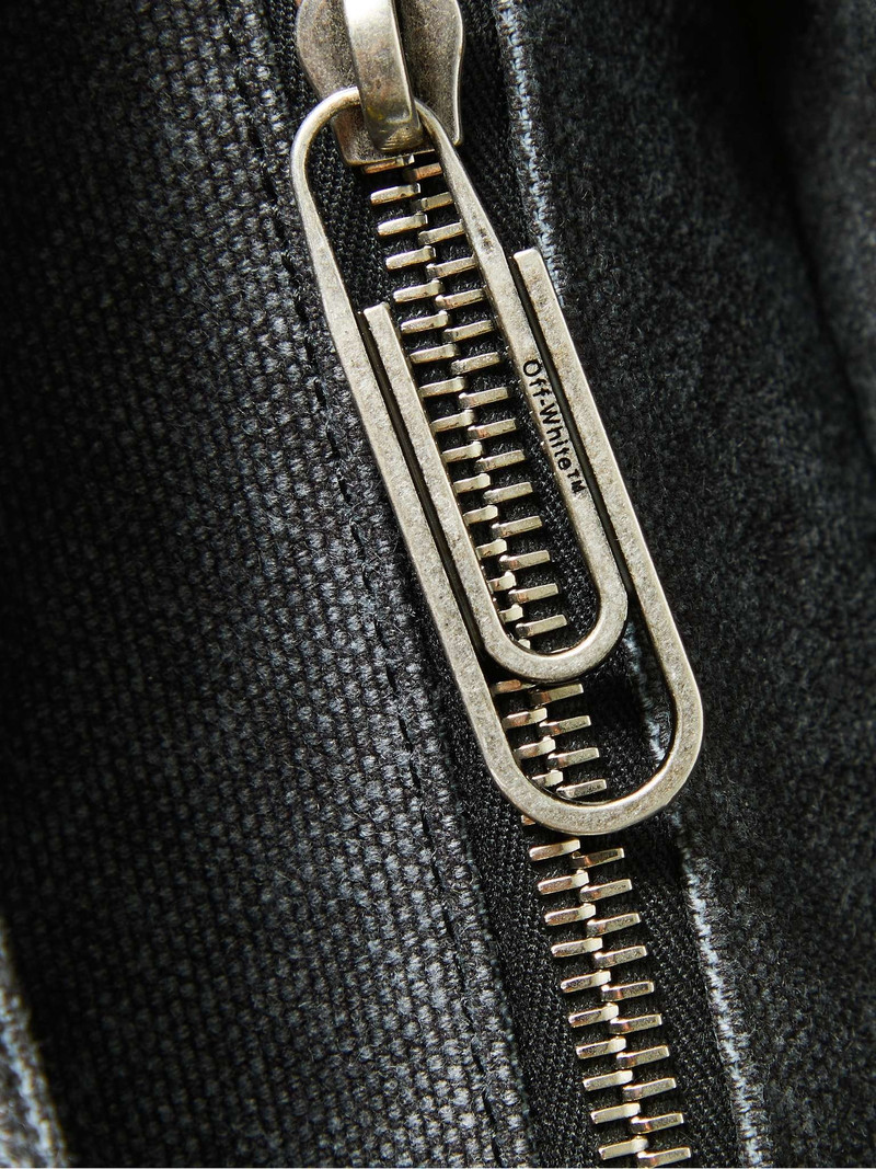 Hard Core Printed Webbing-Trimmed Canvas Tote 5