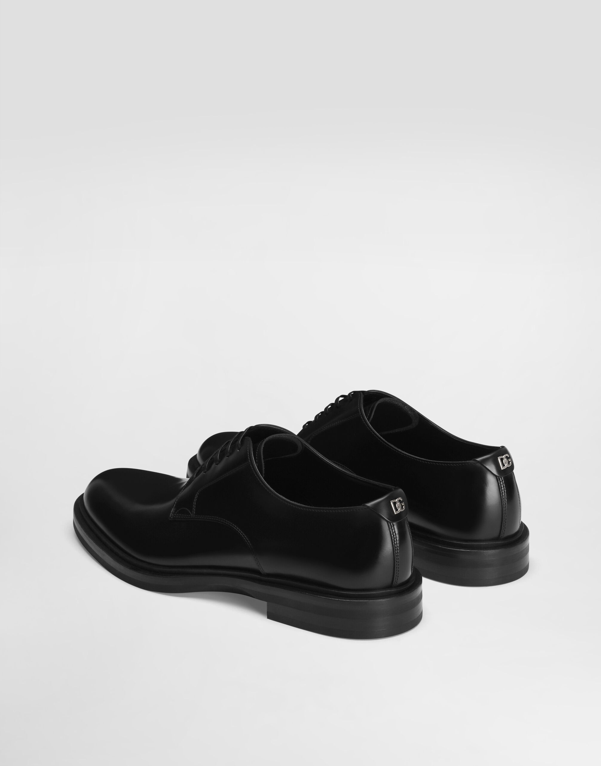 Brushed calfskin Derby shoes - 3