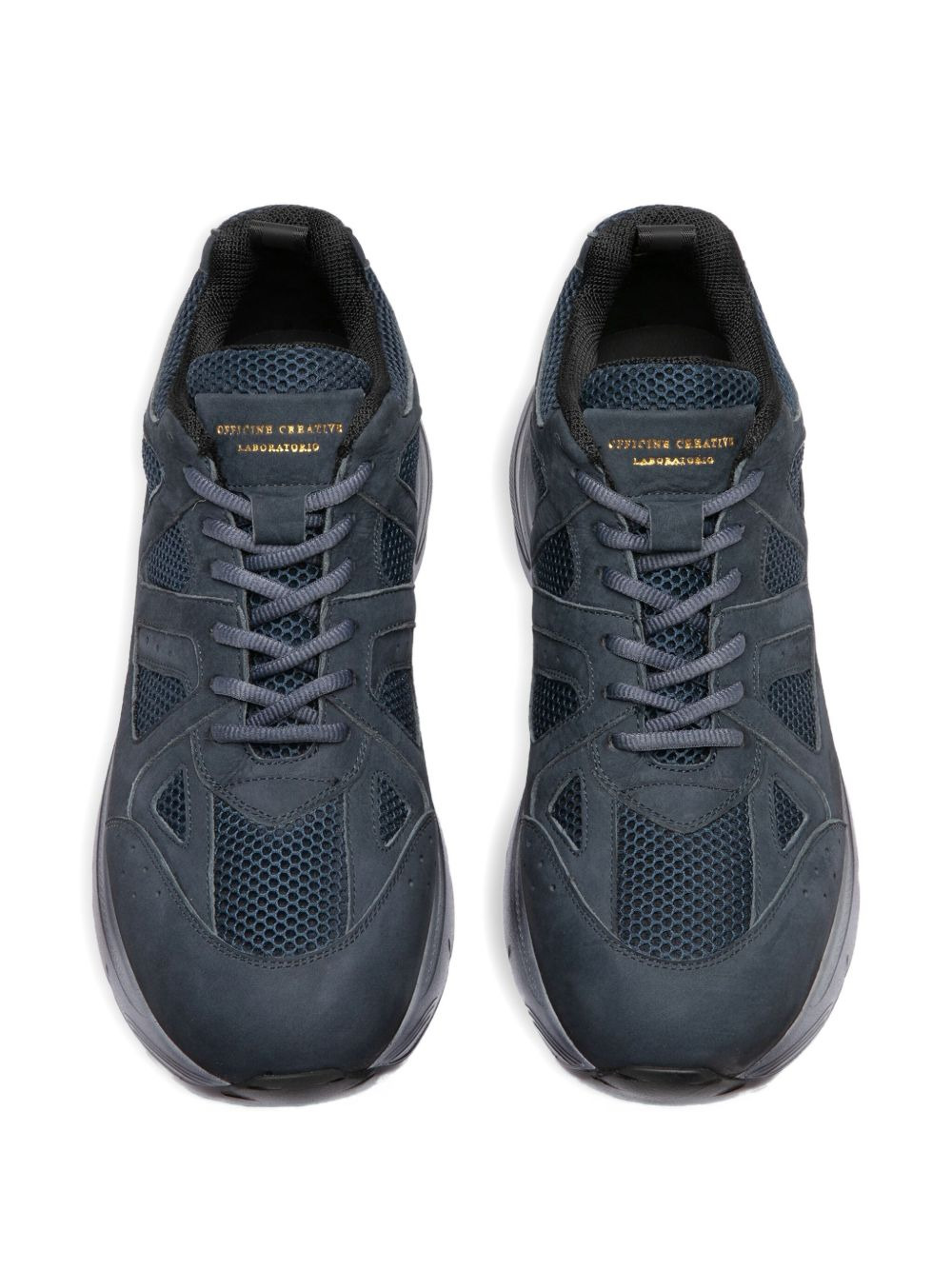 mesh panelled sneakers - 3
