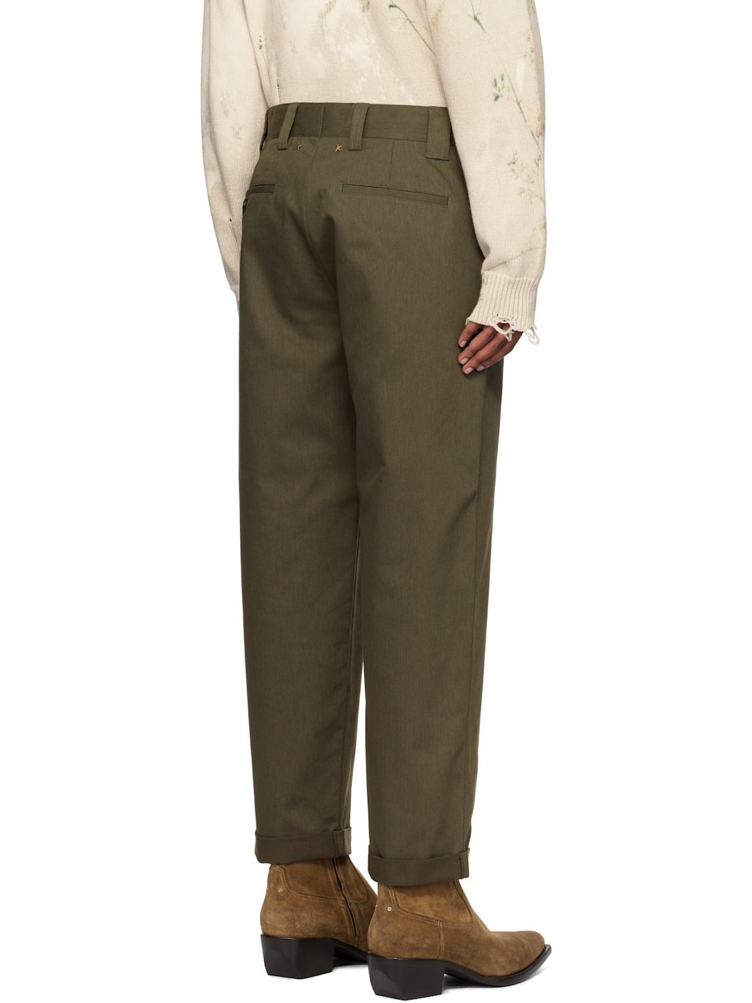 Khaki Golden Collection Trousers - 3