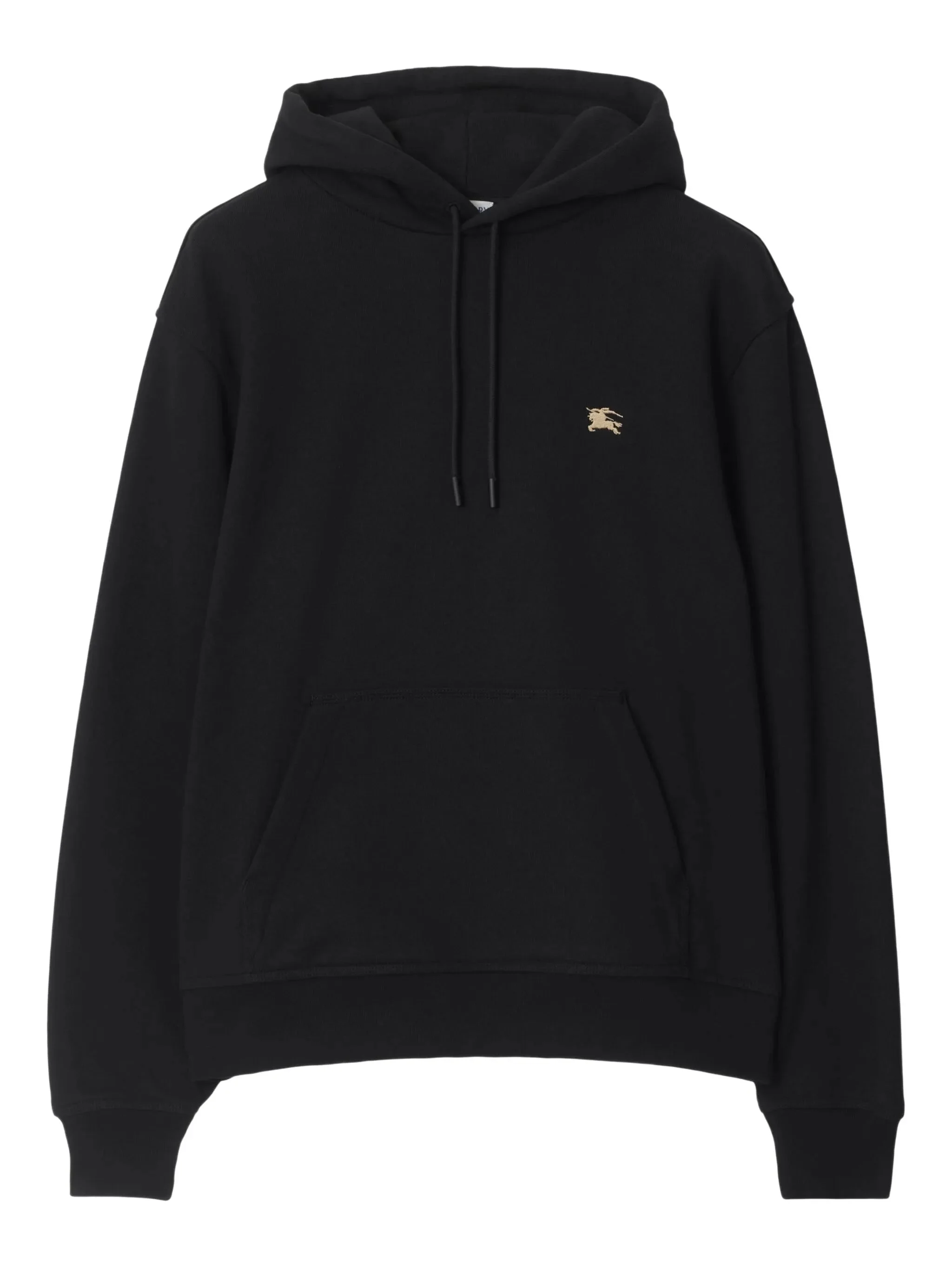 Knight-print cotton hoodie - 1