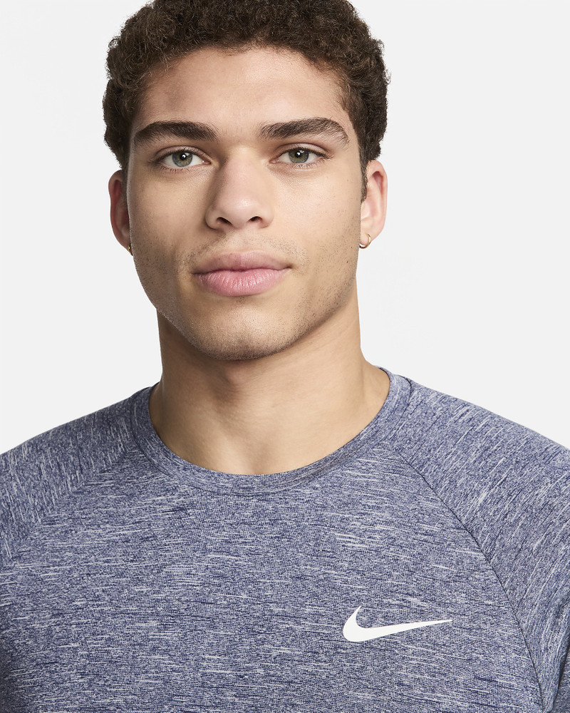 Nike Men's Heathered Short-Sleeve Hydroguard Swim Shirt 3