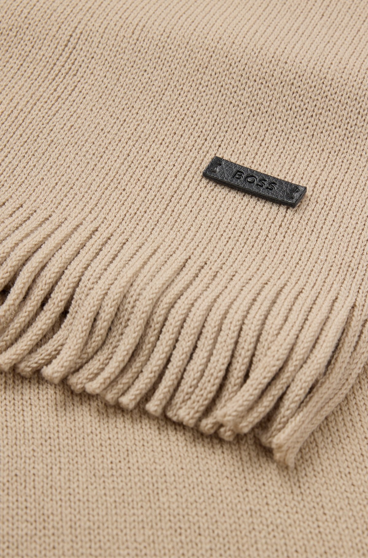 RASCHEL-KNIT SCARF IN MERINO WOOL - 4