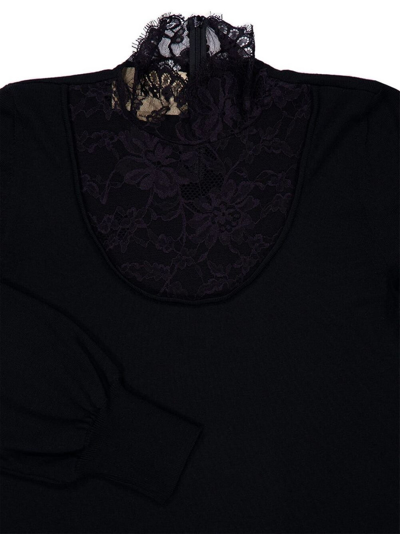 lace-detail sweater 3
