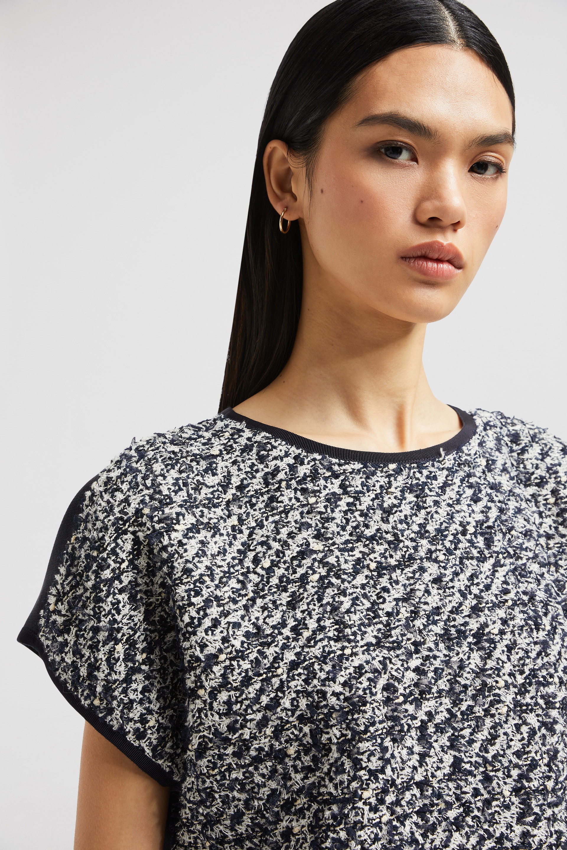Silk & Tweed Top - 4
