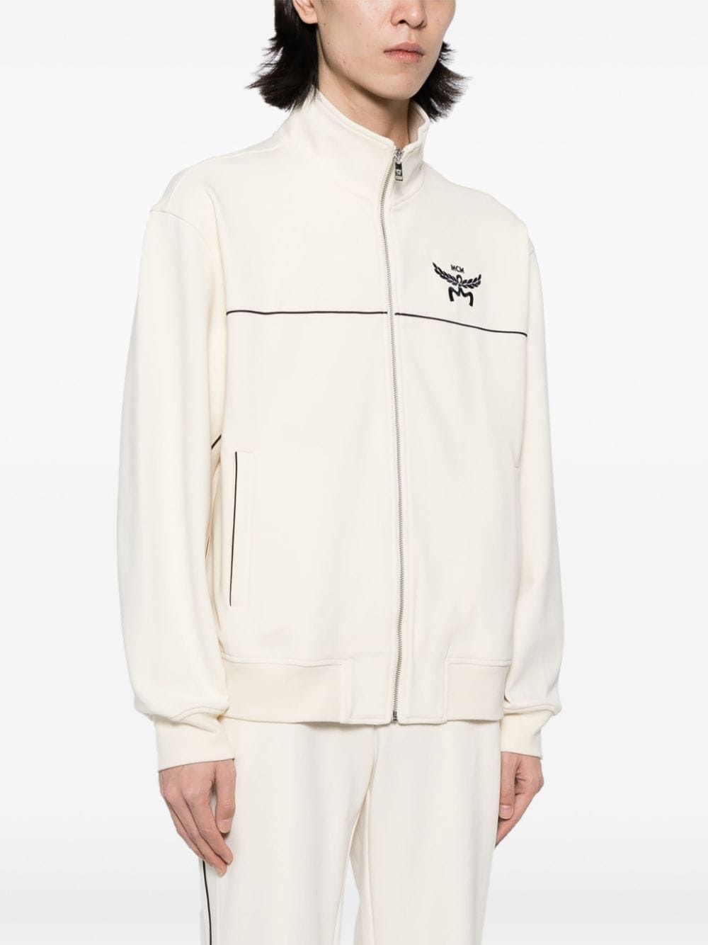Essential logo-embroidered jacket - 4