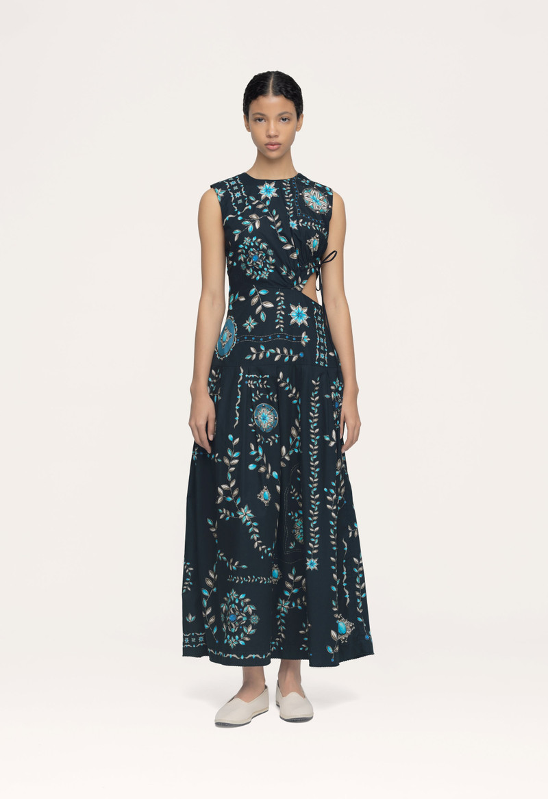 Agua by Agua Bendita Otoño Relicario Midi Dress outlook