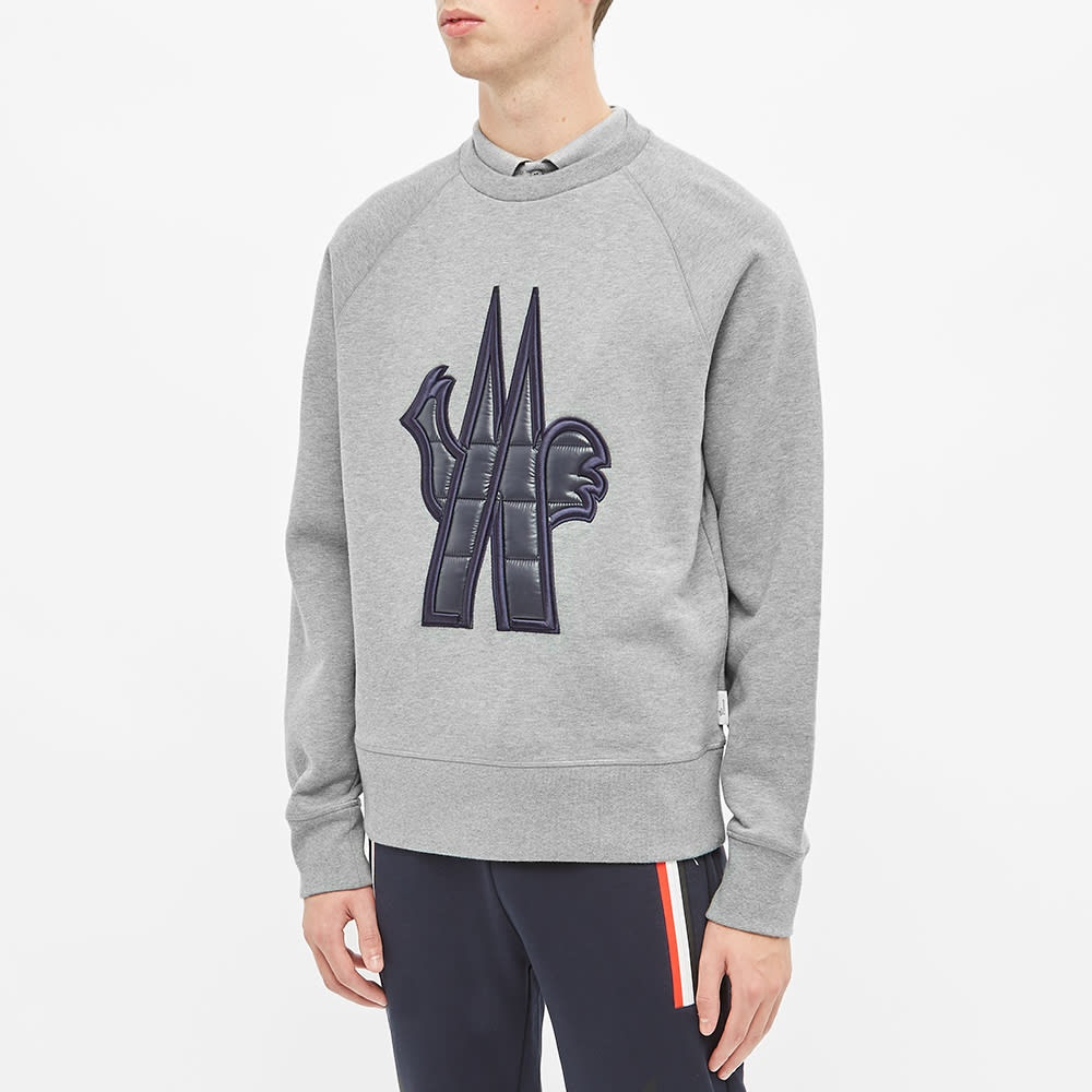 Moncler Grenoble Down Logo Crew Sweat - 5